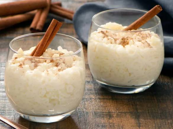 Arroz con leche en la olla